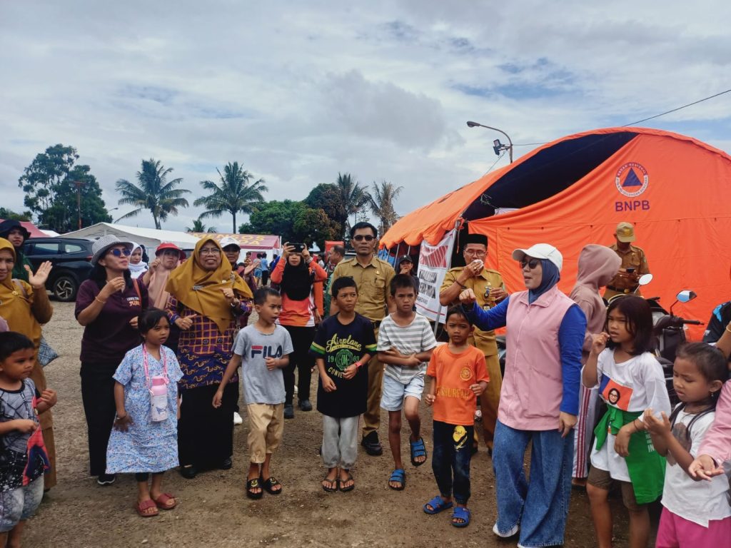 Pokja Bunda PAUD Luwu Timur Trauma Healing di Lokasi Bencana Kebakaran Sorowako