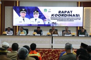 Pimpin Rapat Koordinasi Antisipasi Situasi Pasca Demonstrasi, Irwan Bachri Syam Harap Masyarakat Tak Mudah Terprovokasi