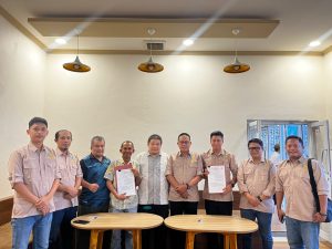 PT Luwu Timur Gemilang-Perumda Simpurusiang Lutra Jalin Kerjasama Galian C