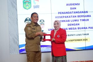 Bupati Luwu Timur Tekan MoU dengan UMB Palapo