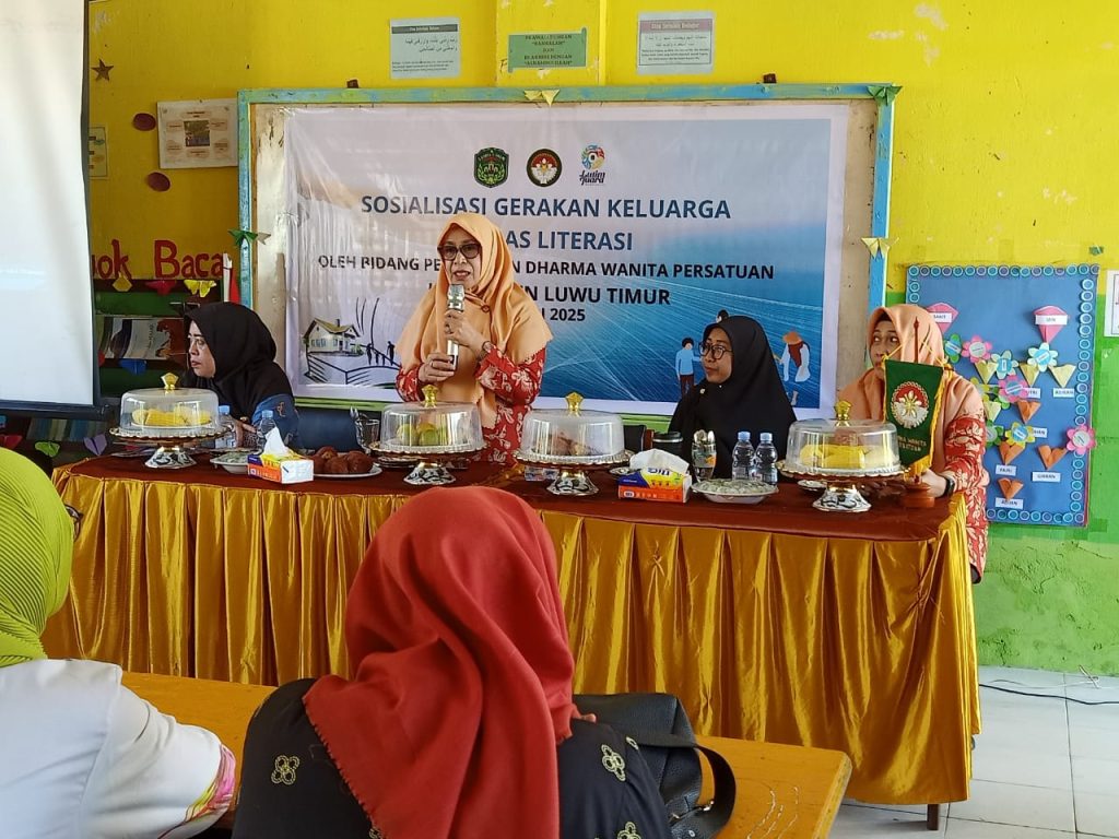 DWP Luwu Timur Sosialisasi Gerakan Literasi Keluarga