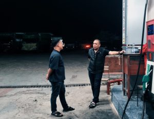 Cek Ketersediaan BBM, Ketua Fraksi GPR DPRD Luwu Timur Datangi SPBU