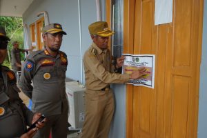 Izin Tak Lengkap, Satpol PP Luwu Timur Segel Gedung PT PUL