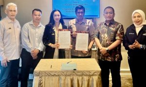 Disaksikan Bupati Irwan Bachri Syam, PT Luwu Timur Gemilang MoU dengan PT Pelabuhan Mutiara Indah Bangun Fasilitas Pelabuhan