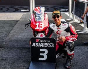 Rider Luwu Timur Badly Ayatullah Podium 3 Asia Talent Cup Sirkuit Motegi Jepang, Bupati Irwan Bachri Syam: Pertahankan Prestasinya Nak!