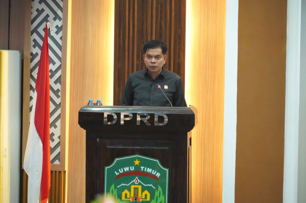 Paripurna DPRD Luwu Timur, Banggar Laporkan Hasil Pembahasan Ranperda APBD 2026