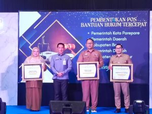 Luwu Timur Raih Penghargaan Posbakum Tercepat se-Sulsel