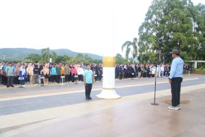 Apel Pagi Perdana 2026, Sekda Tekankan Disiplin dan Laporan Keuangan