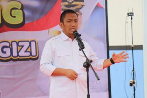 Bupati Warning Kepsek Kades Kapus dan Camat di Peluncuran Dapur MBG