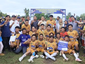 Lera United Juara Karang Taruna Lera Cup II, Bupati Luwu Timur Sarankan Jadi Turnamen Tahunan
