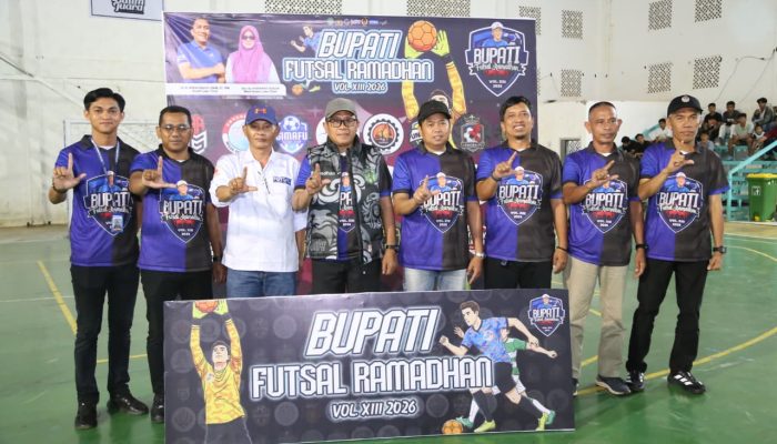 24 Tim Perebutkan Trophy Bupati Futsal Ramadhan XIII 2026, Hadiah Naik Drastis