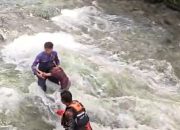 Tim Damkar dan BPBD Luwu Timur Selamatkan Bocah yang Terjebak di Sungai Wisata Uelanti