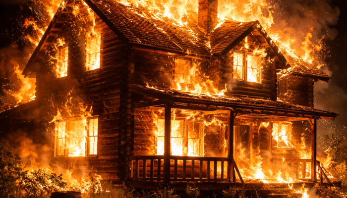 Dua Rumah Terbakar di Rendehaka Ledu-ledu