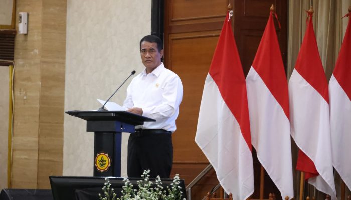 Bupati Luwu Timur Bahas Ancaman Kekeringan 2026 dengan Mentan Amran Sulaiman