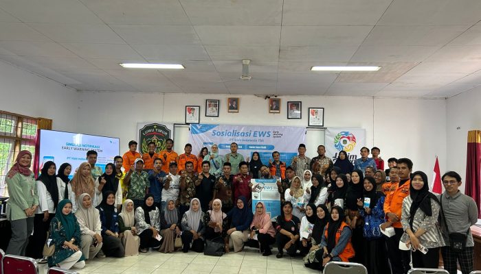Tanggap Bencana, PT Vale Sosialisasi Early Warning System di Daerah Pemberdayaan, Pemdes: Sangat Bermanfaat