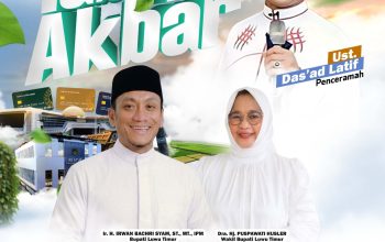 22 Mei, Ustad Das’ad Latif Ceramah di Lapangan Pendidikan Malili Luwu Timur, Ada Umroh Gratis