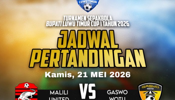 Final Bupati Cup I, Laga Sarat Gengsi Malili United Versus Gaswo Wotu, Senior Versus Junior