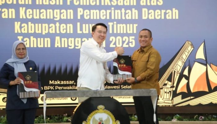 Akuntabel dan Transparan, Luwu Timur Terima Opini WTP ke-16 dari BPK RI