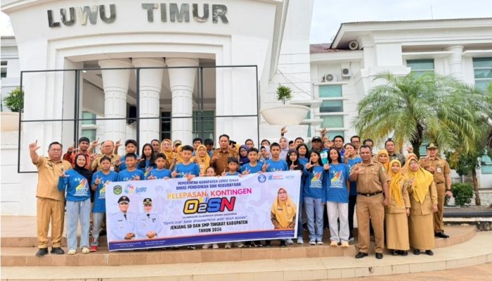 Lepas 20 Atlet O2SN Luwu Timur, Sekda Ramadhan Pirade: Tunjukkan Kemampuan Terbaik