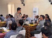 Wakapolres Luwu Timur Kompol Hajriadi Minta Satlinmas Perkuat Deteksi Dini Gangguan Kamtibmas