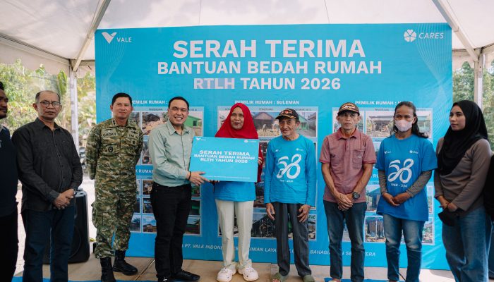 Vale Indonesia Serahkan Enam Rumah Layak Huni Untuk Warga di Kolaka