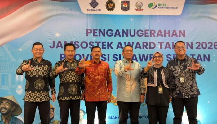 Luwu Timur Raih Juara II Jamsostek Award 2026 Tingkat Sulsel